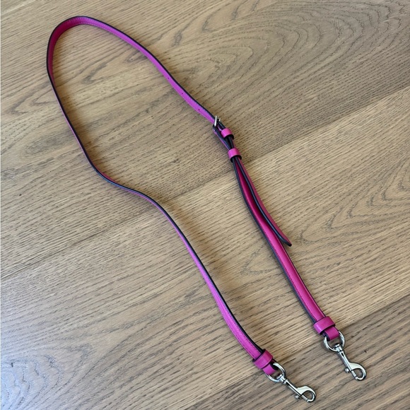 Coach Adjustable Long Purse Strap - Pink & Gold - EUC - Picture 2 of 7